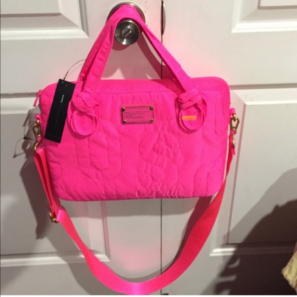 Brand New! Marc Jacobs Pink Laptop Bag